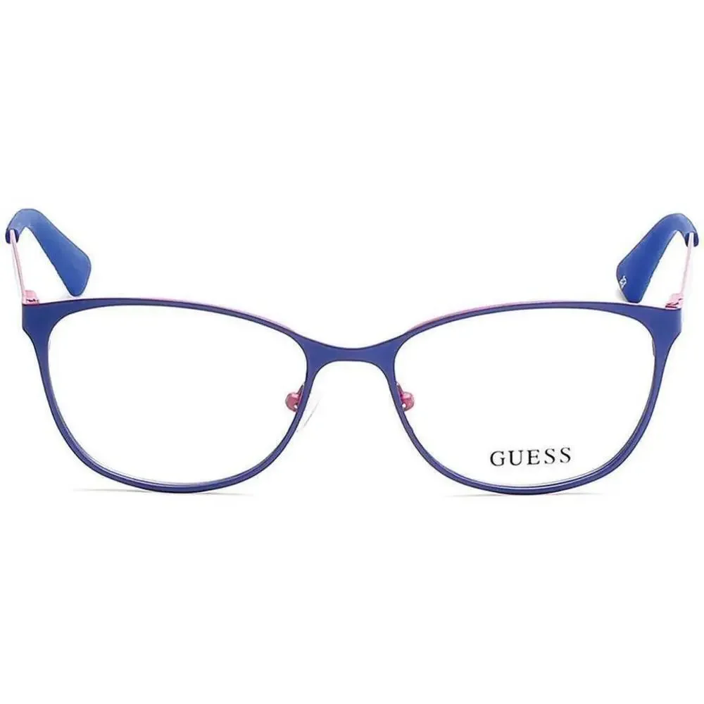 NWT GUESS 2564 51091 Blue/Pink Eyeglasses